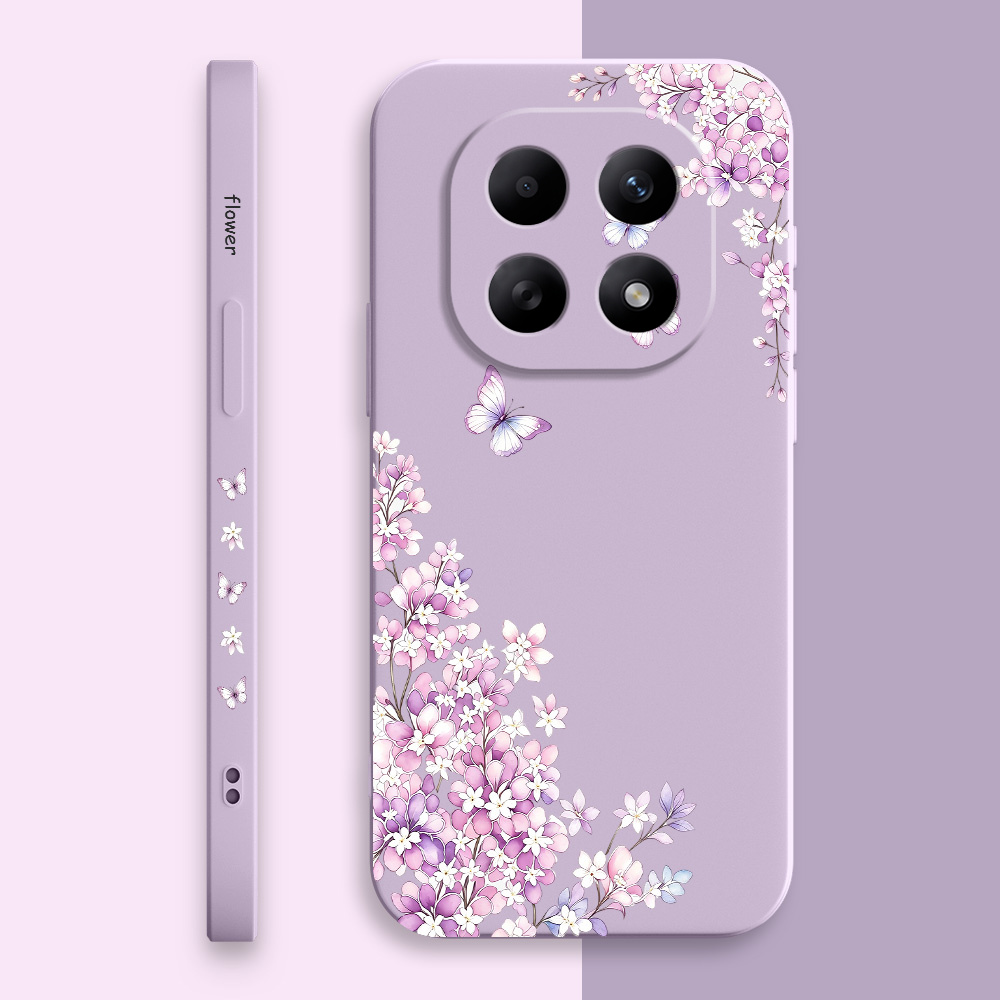 Violet Floral Phone Case For X - Xiaomi Redmi Note 13 ulasan dan harga
