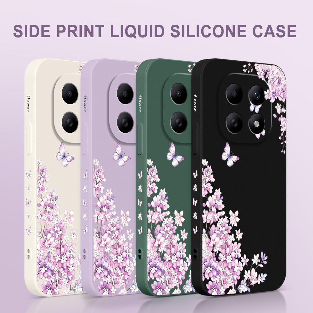 Violet Floral Phone Case For X - Xiaomi Redmi Note 13 ulasan dan harga