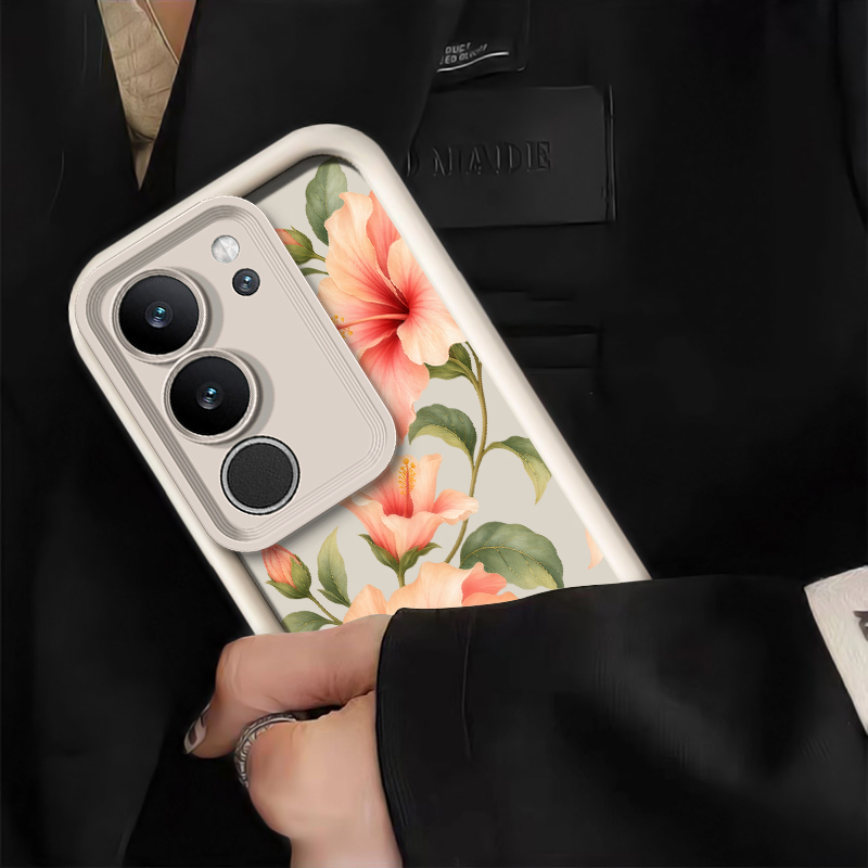 Cute Pink Lily Pattern Phone C - Vivo X200 ulasan dan harga