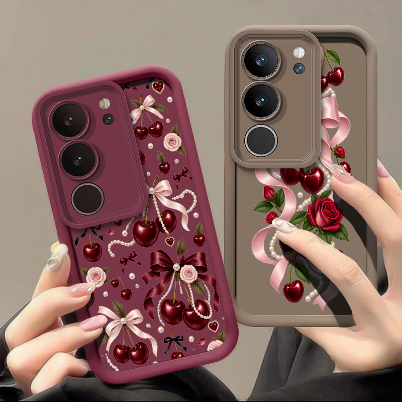 Cartoon Cherry Bow Pattern Pho - Vivo X200 ulasan dan harga