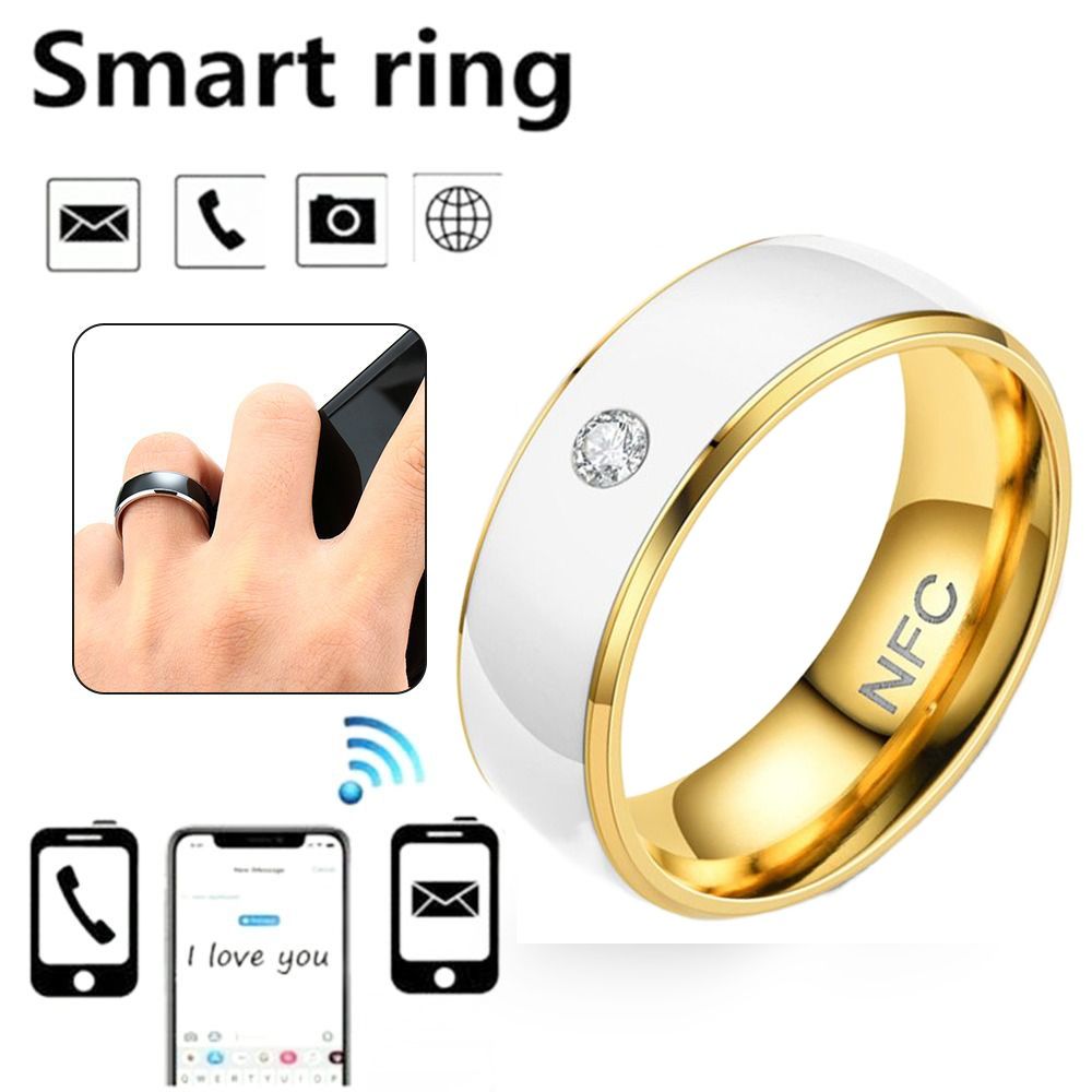NFC Smart Ring Stainless Steel - Smart Ring Nfc Pay ulasan dan harga