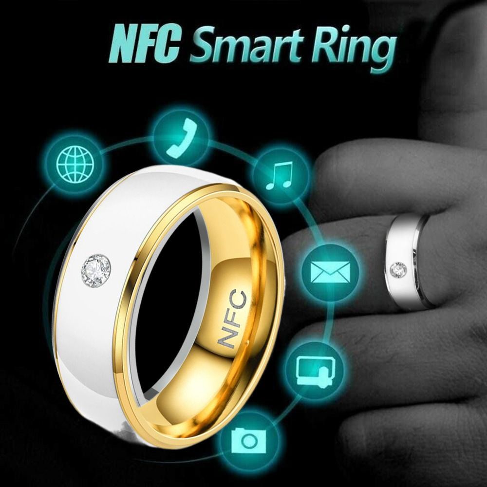 NFC Smart Ring Stainless Steel - Smart Ring Nfc Pay ulasan dan harga